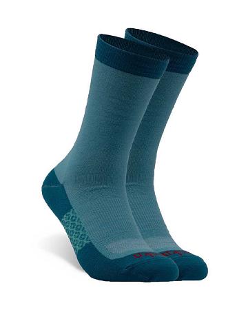 Chaussettes Dansko Two Tone Crew Femme Turquoise | FR 963TCE